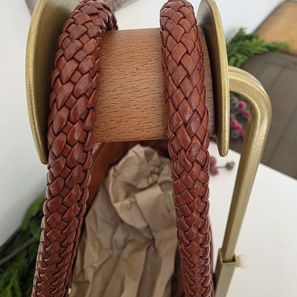 Tory Burch Brown Leather Tote Bag - Picture 8 of 13